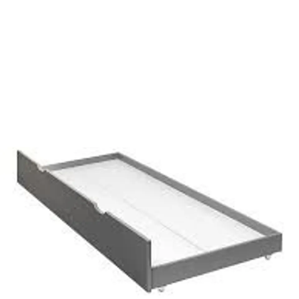 BOXED CLASSIC NOVARA KIDS UNDER BED STORAGE DRAWER ADD-ON - GREY // DRAWER ONLY (1 BOX)
