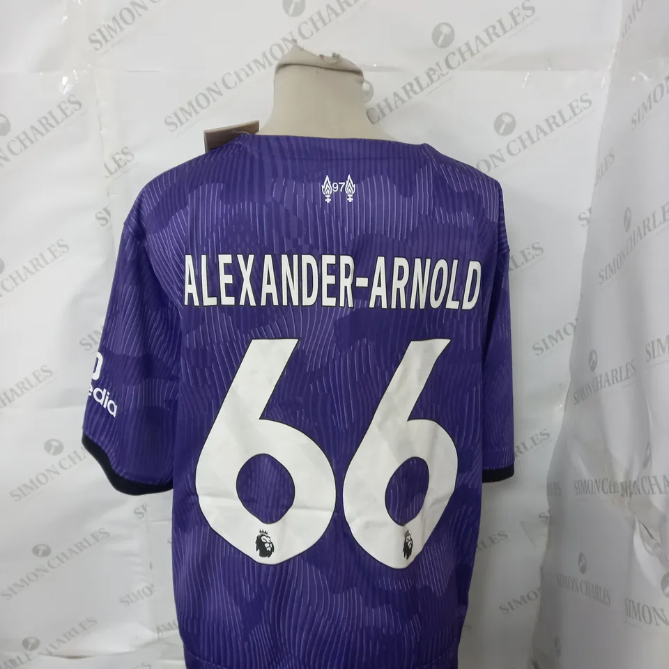 LIVERPOOL FC THIRD SHIRT WITH ALEXANDER-ARNOLD 66 SIZE 2XL
