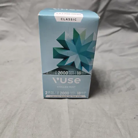VUSE CLASSIC POD PACKS – CHILLED MINT, 5 X PACKS (18 MG/ML NICOTINE)