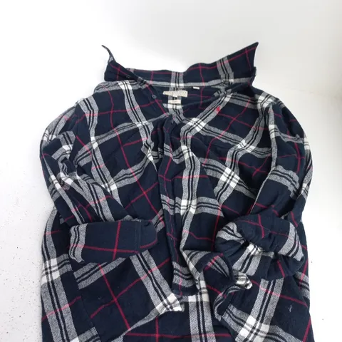 JACK WILLS SLIM FIT SHIRT – NAVY PLAID, UK L