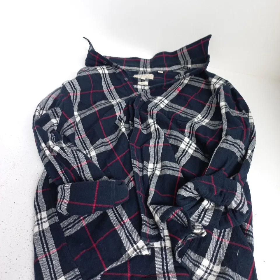 JACK WILLS SLIM FIT SHIRT – NAVY PLAID, UK L
