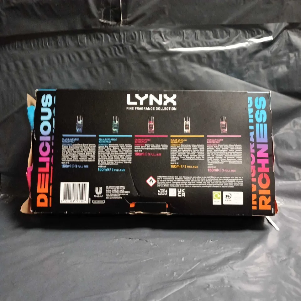 LYNX FINE FRAGRANCE COLLECTION GIFT SET – BOXED BODY SPRAY ASSORTMENT