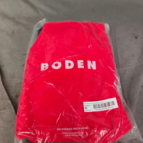 BODEN PLEATED SLEEVELESS DRESS – RED, UK 12R 