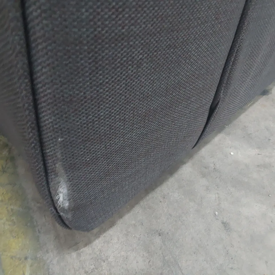 DESIGNER TWO SEATER SOFA CHARCOAL FABRIC 