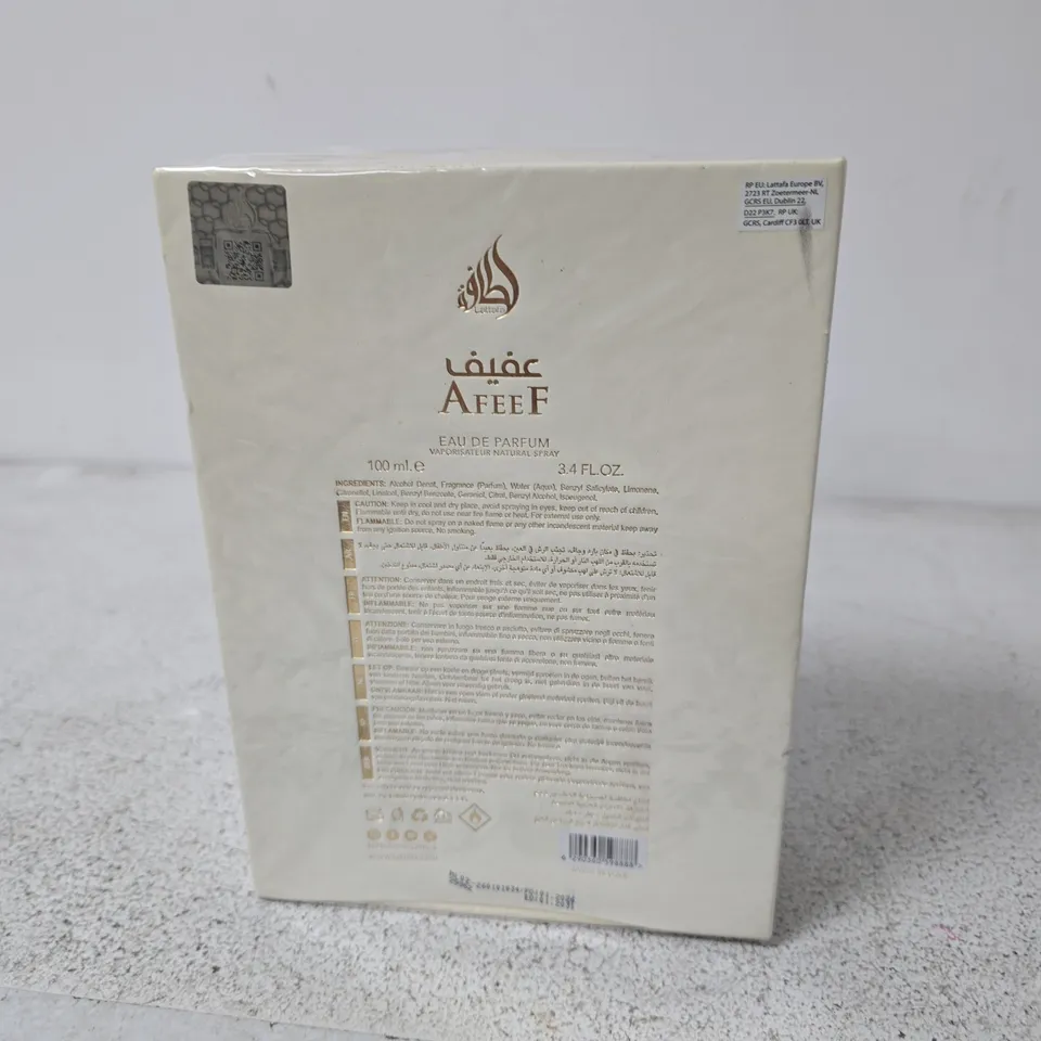 AFEEF EAU DE PARFUM 100 ML – BOXED