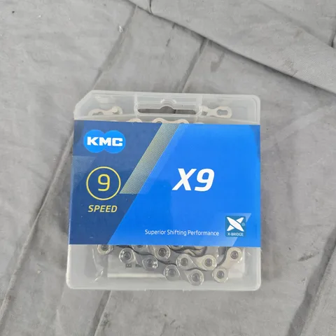 KMC X9 9-Speed Bicycle Chain with MissingLink Connector