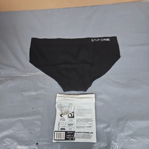 STEP ONE WOMEN'S BRIEF – BLACK, SIZE L