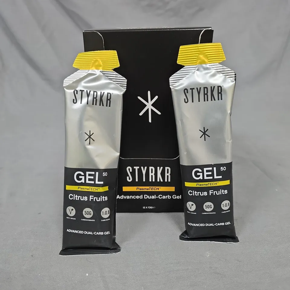 STRYKR GEL 50 DUAL CARB GEL - 12 X 72G