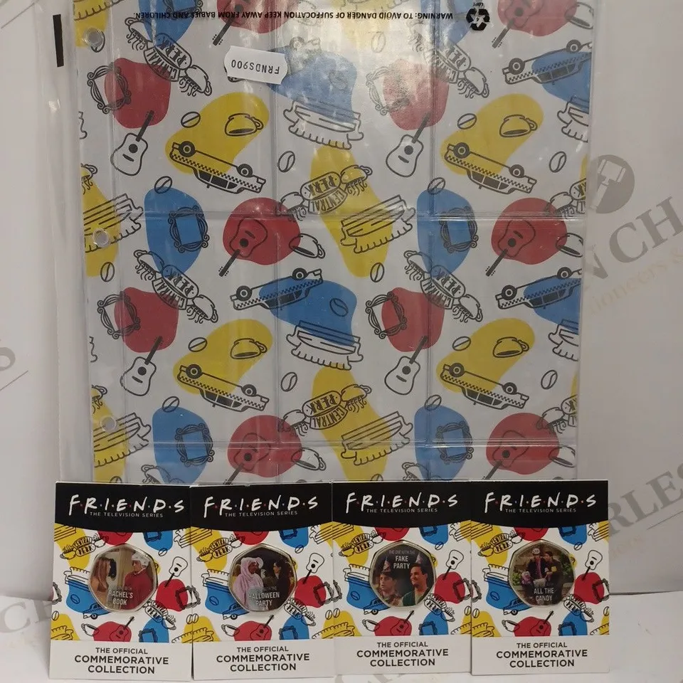 F.R.I.E.N.D.S COLLECTABLE COINS WITH COLLECTOR BOOK