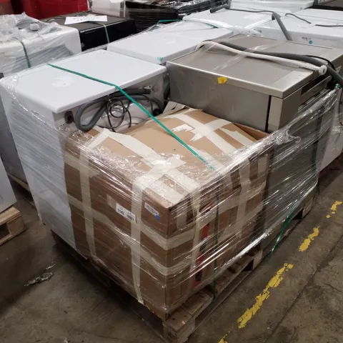 PALLET OF APPROXIMATELY 4 UNPROCESSED RAW RETURN WHITE GOODS TO INCLUDE