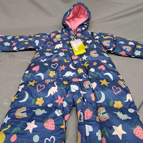 MOUNTAIN WAREHOUSE FROSTY PRINTED JUNIOR PADDED SUIT - 18-24 MONTHS 