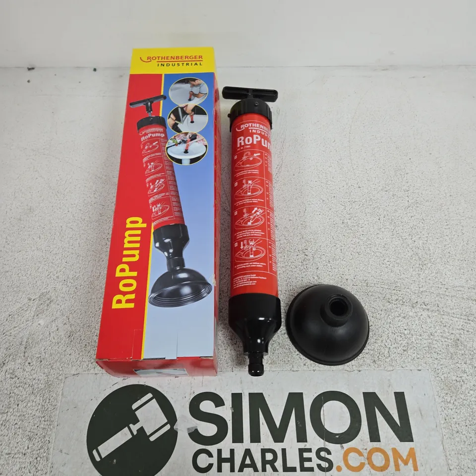 ROTHENBERGER ROPUMP HAND PUMP WITH BOX & ACCESSORY