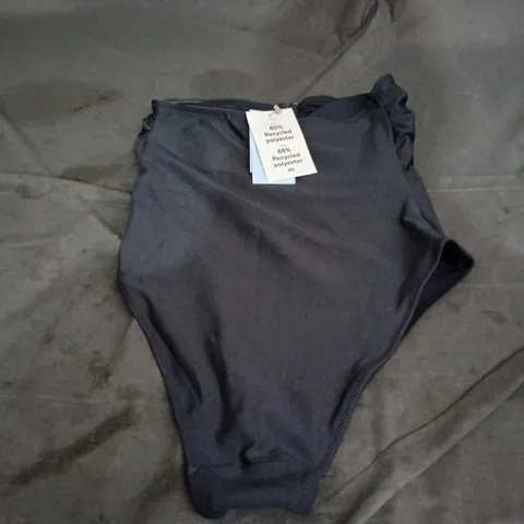 H&M WOMEN'S NAVY JOGGERS – UK 12 (EU 40) – 80% RECYCLED POLYESTER SHELL, 88% RECYCLED POLYESTER LINING