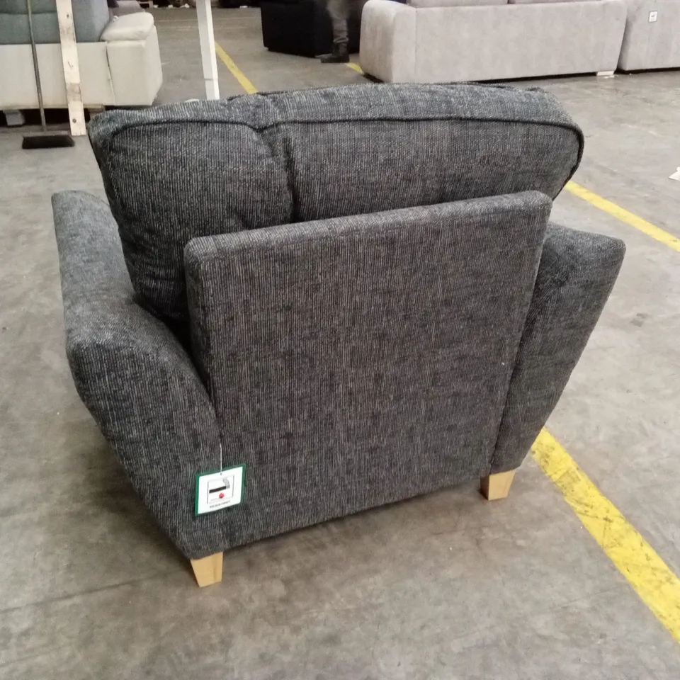 HALSTOW FABRIC ARMCHAIR - CHARCOAL RRP £649