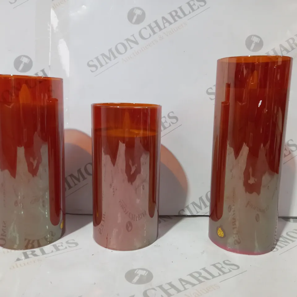 BOXED BUNDLEBERRY BY AMANDA HOLDEN SET OF FLAMELESS CANDLES WITH REMOTE