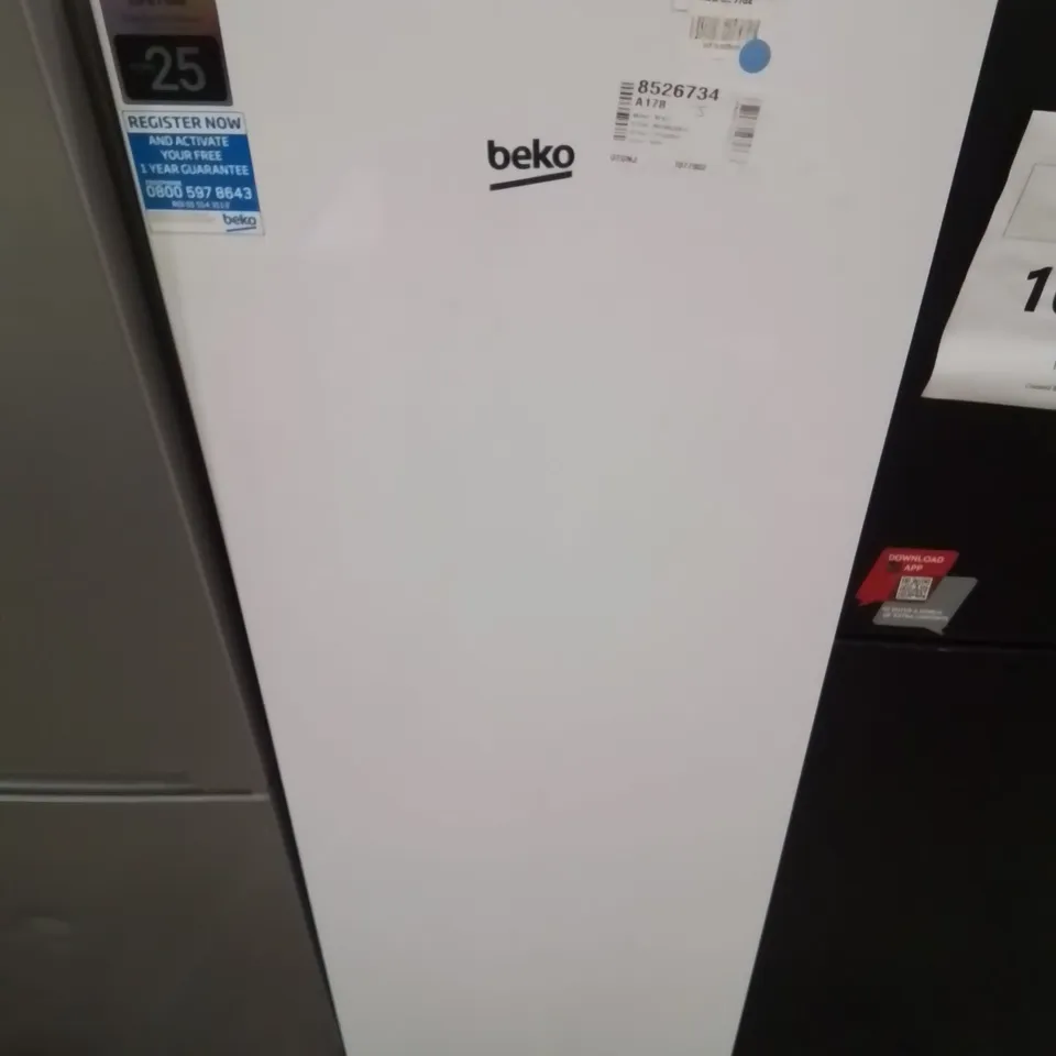 BEKO FREESTANDING TALL LARDER FRIDGE IN WHITE LSG4545W - UNPROCESSED RAW RETURN
