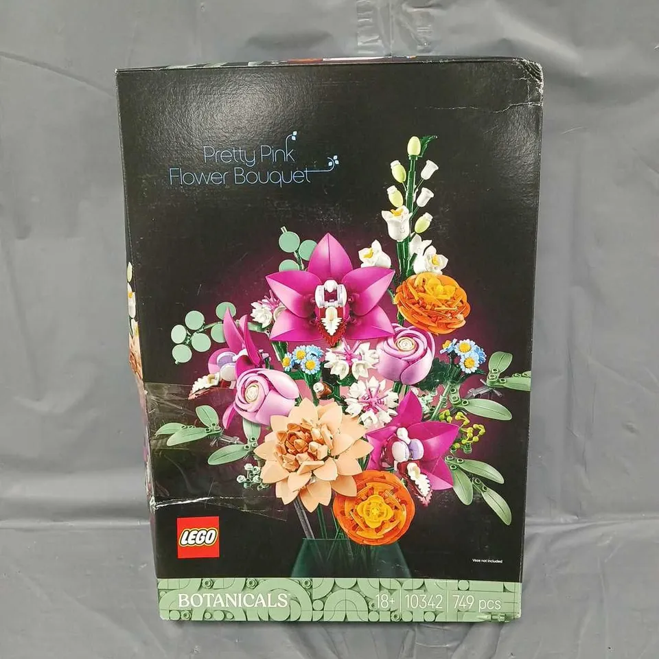 LEGO BOTANICALS PRETTY PINK FLOWER BOUQUET 10342
