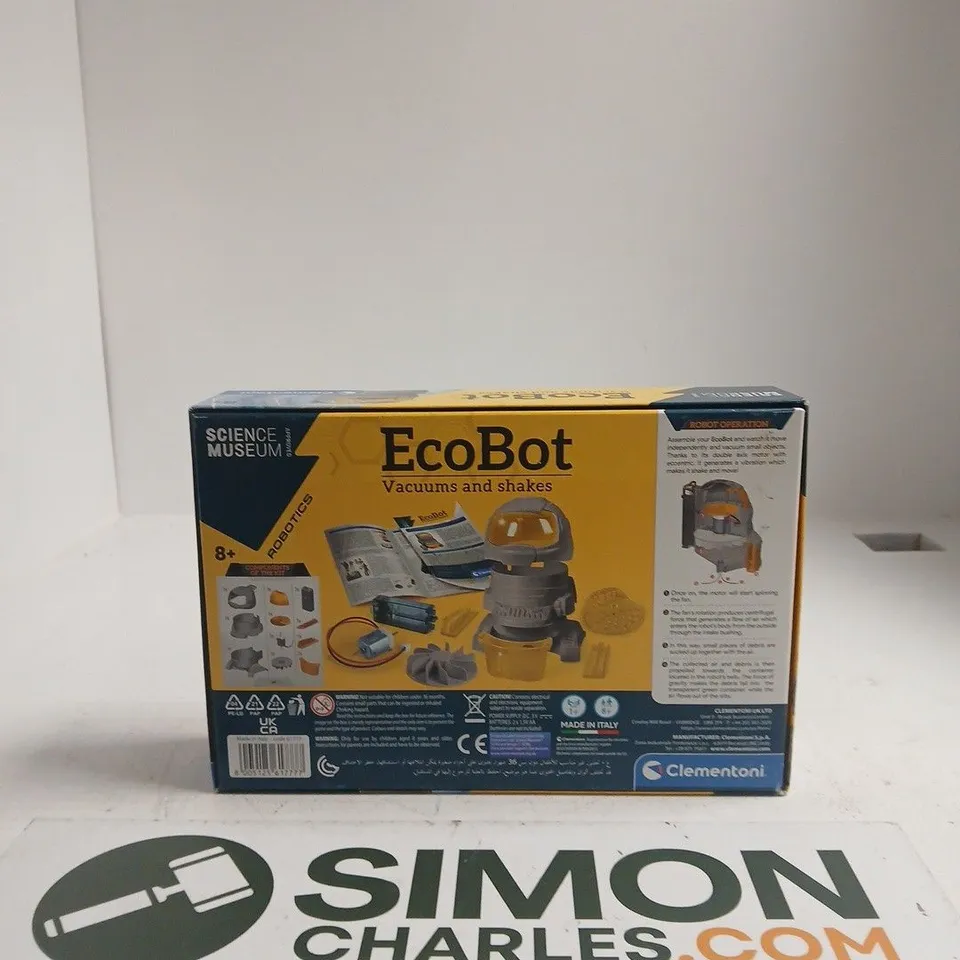 ECOBOT VACUUMS AND SHAKES STEM ROBOT KIT – CLEMENTONI