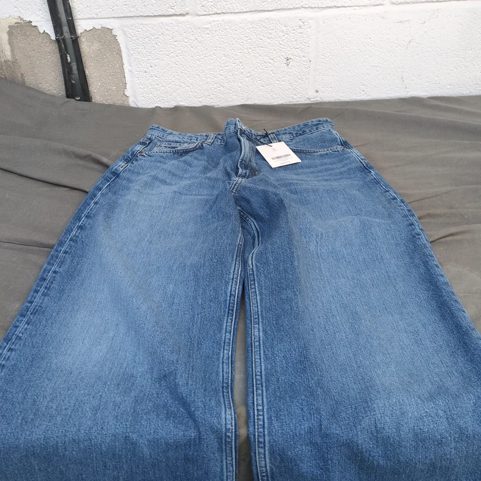 REFORMATION CARY HIGH RISE SLOUCHY WIDE LEG JEANS W30