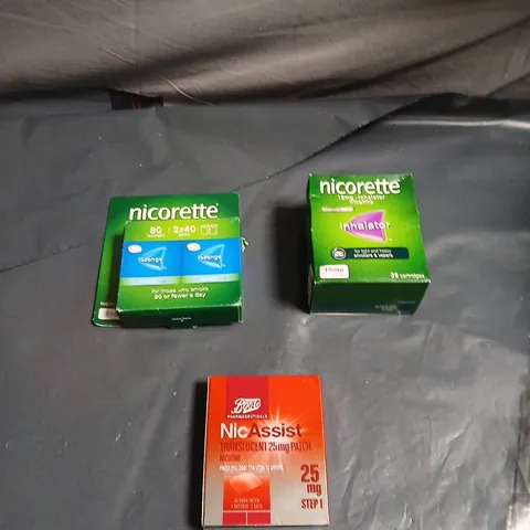 NICORETTE LOZENGES 80 (2X40), NICORETTE INHALATOR & NICASSIST PATCH – NRT BUNDLE