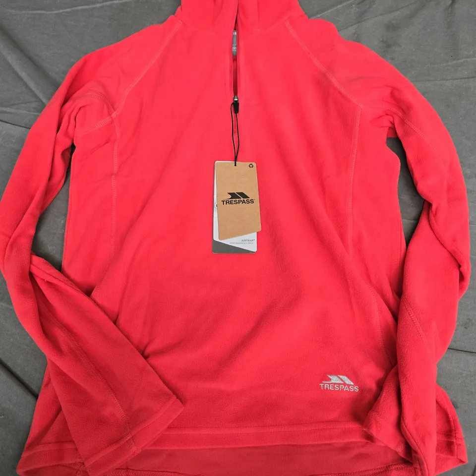 TRESPASS SHINER 20 MD FEMALE MICROFLEECE IN PEACH BEACH - MEDIUM