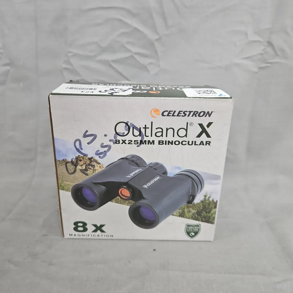 CELESTRON 71340-CGL OUTLAND X 8X25MM BINOCULARS