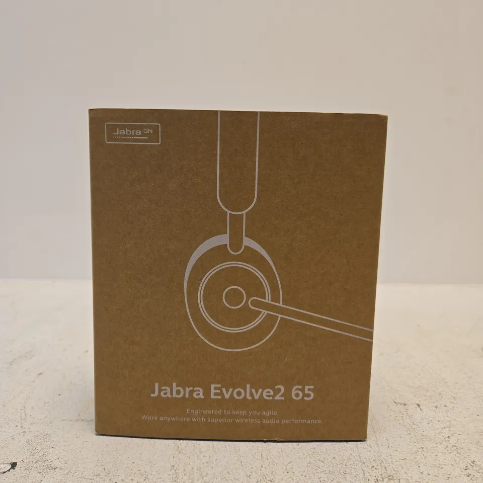 Jabra Evolve2 65 Wireless Headset – Black (Boxed)