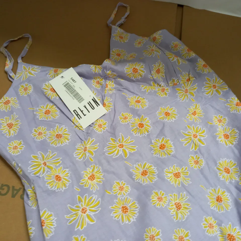 REYON LILAC FLORAL DRESS - EUR M