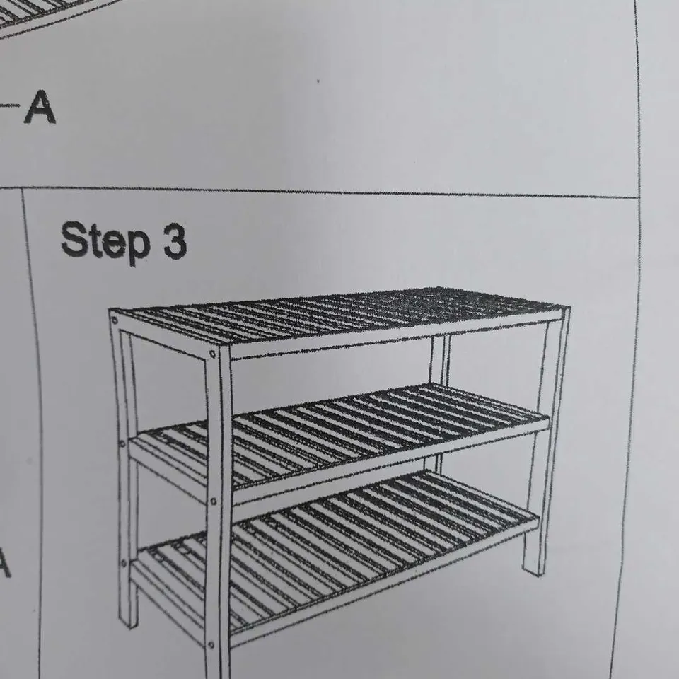 BOXED 3-TIER BAMBOO SHOE RACK