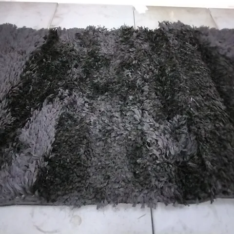 BRAND NEW SAMMIE BLACK RECTANGULAR RUG - 60CM X 100CM
