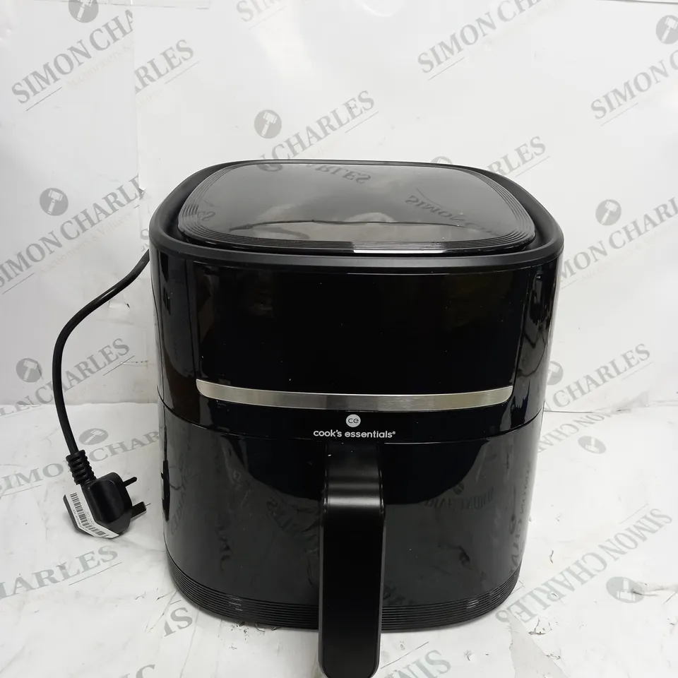 COOK'S ESSENTIALS 4L AIR FRYER IN BLACK
