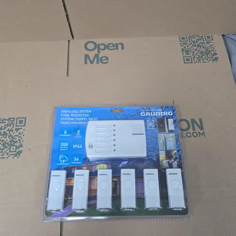 GRUNDIG RADIO CALL SYSTEM WITH BASE UNIT AND 6 HANDSETS
