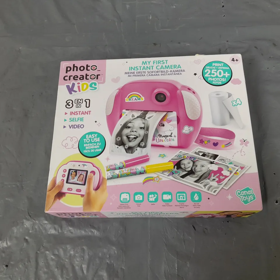 BOXED PHOTO CREATOR KIT 3-IN-1 INSTANT CAMERA 
