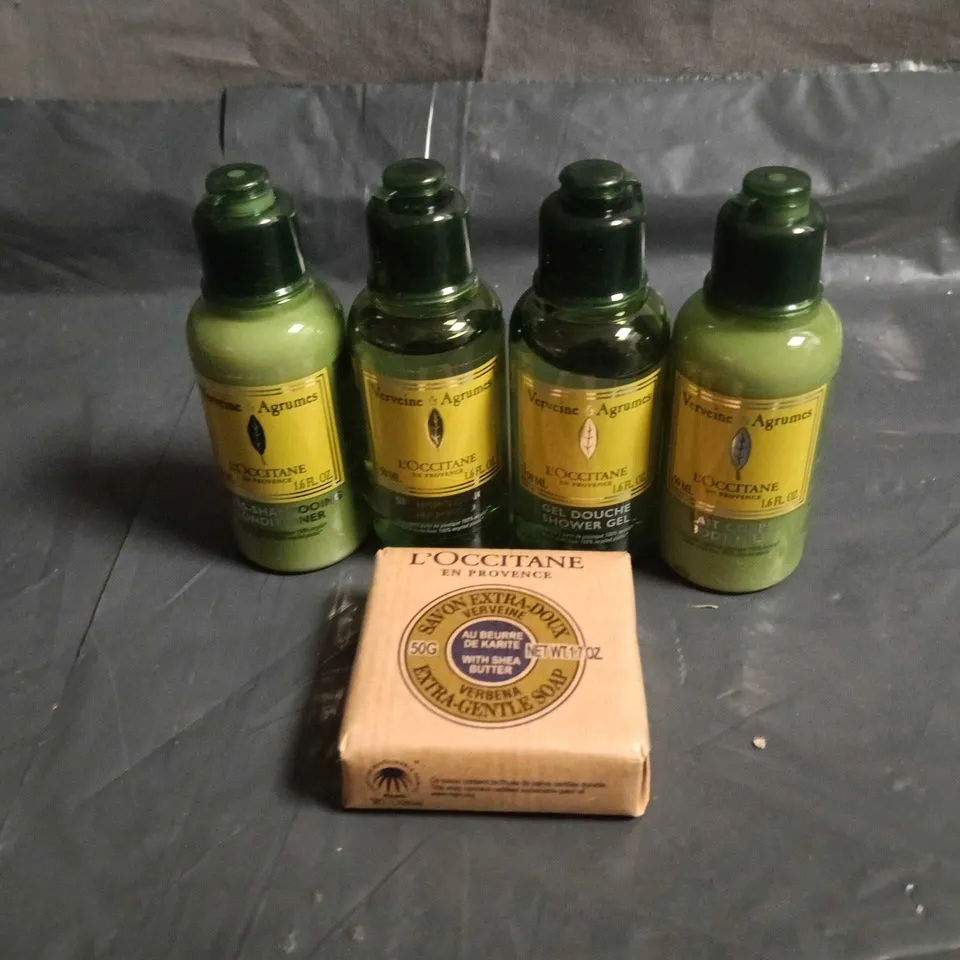 L'OCCITANE VERVEINE AGRUMES BATH & BODY SET