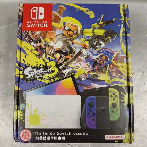 BOXED NINTENDO SWITCH OLED SPLATOON EDITION