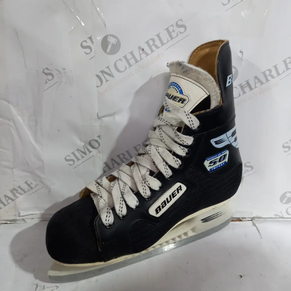 BAUER 50 IMPACT ICE SKATING SHOES - SIZE UNSPECIFIED 
