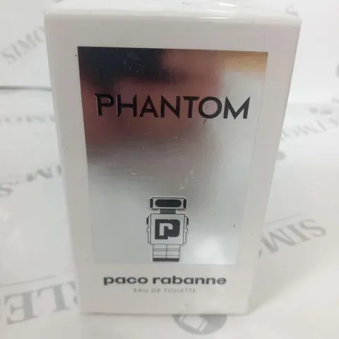 BOXED AND SEALED PACO RABANNE PHANTOM EAU DE TOILETTE 50ML