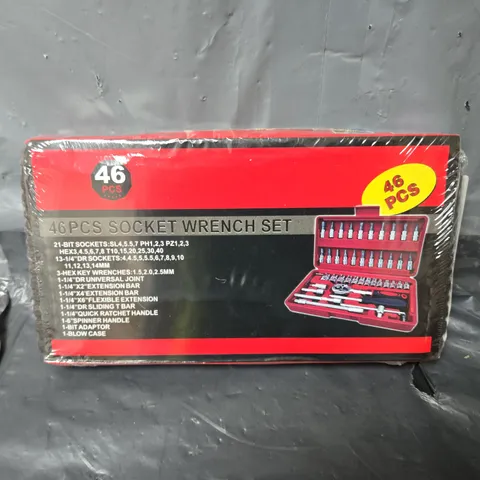 UNBRANDED BOXED AND SEALED 46 PIECE SOCKET WRENCH SET