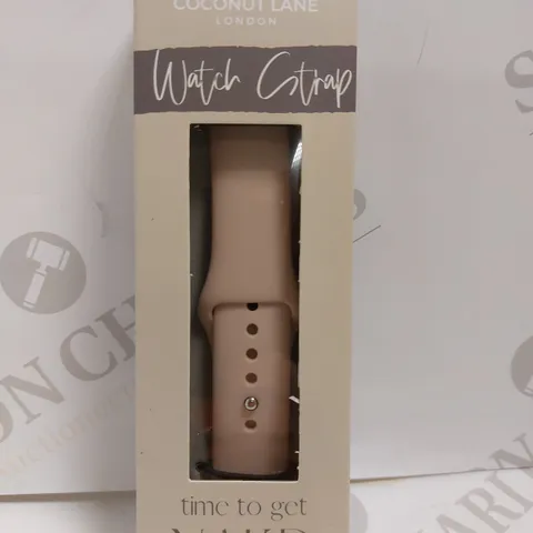 COCONUT LANE LONDON `TIME TO GET NAKD` WATCH STRAP - S/M