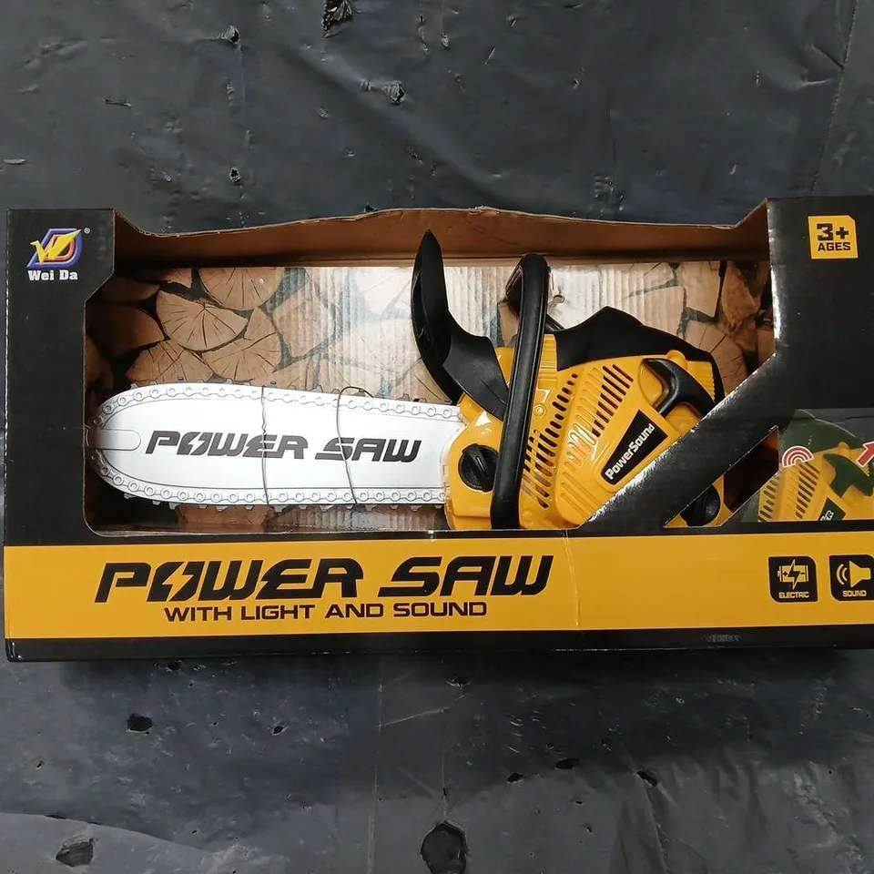 POWER SAW WITH LIGHT AND SOUND 