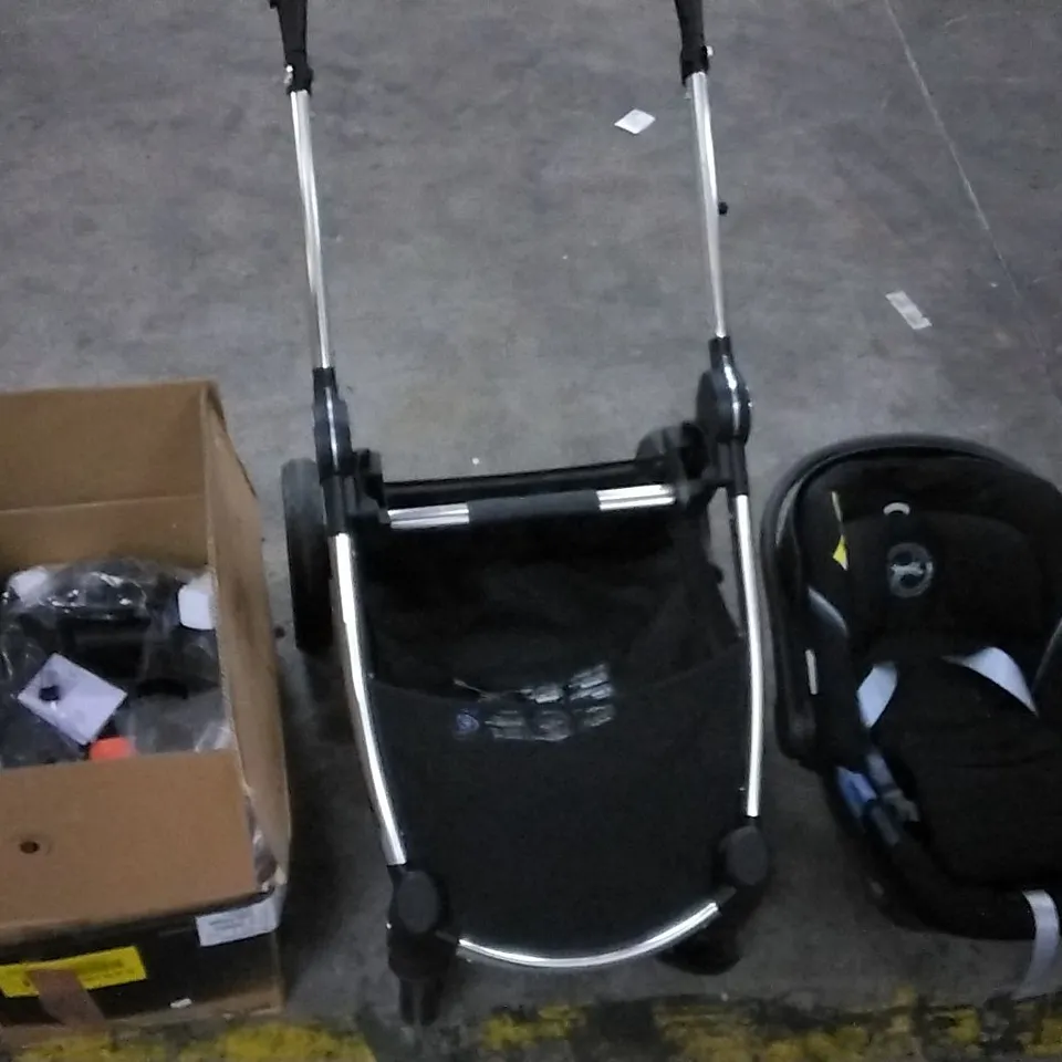 MAMAS & PAPAS OCARRO PUSHCHAIR SET WITH ACCESSORIES - BLACK (3 PARTS)