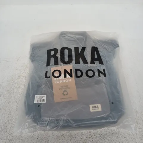 ROKA LONDON BANTRY B RECYCLED NYLON SMALL BAG – GREY TONAL