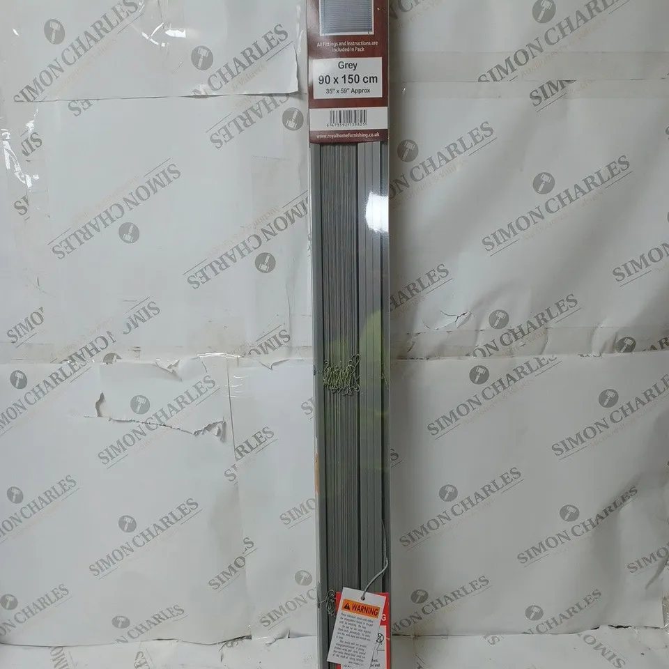 ROYAL HOME FURNISHINGS 90X150CM BLINDS GREY 