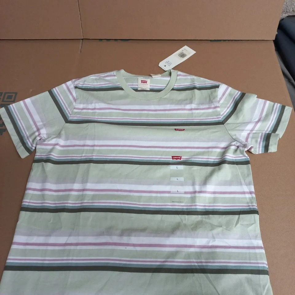 LEVI'S STRIPED T-SHIRT – SIZE L