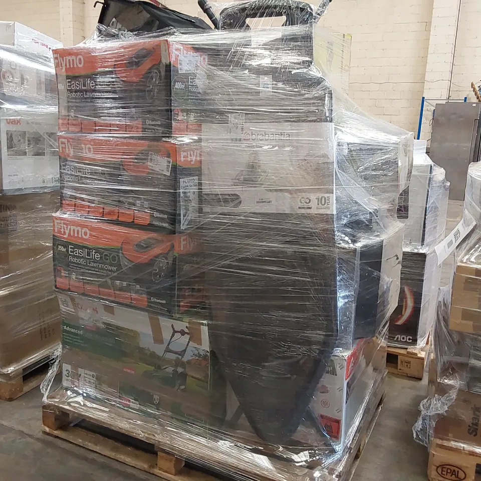 PALLET OF APPROXIMATELY 14 UNPROCESSED RAW RETURN HOUSEHOLD AND ELECTRICAL GOODS TO INCLUDE;