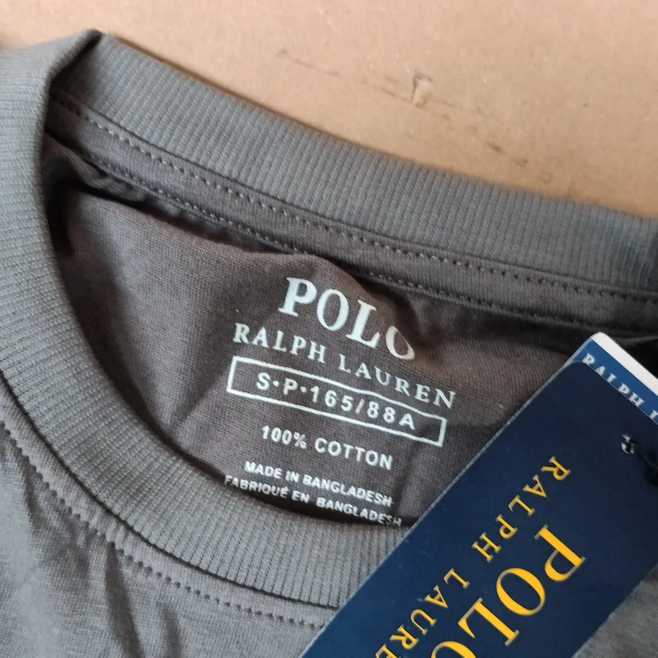 POLO RALPH LAUREN TEE IN GREY - SMALL