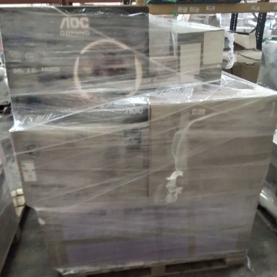 PALLET OF APPROXIMATELY 21 UNPROCESSED RAW RETURN MONITORS TO INCLUDE;