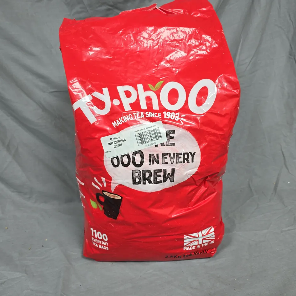 TY.PHOO EVERYDAY TEA BAGS - 1100 BAGS 2.5KG