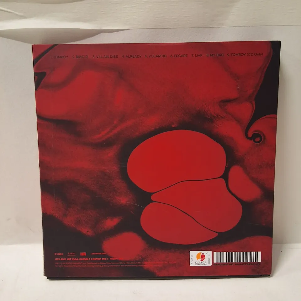 I-DLE I NEVER DIE – CD BOX SET (CD ONLY) WITH RED ARTWORK