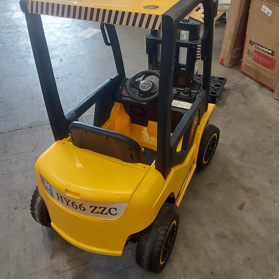 CHILDREN’S 12V ELECTRIC RIDE ON FORKLIFT TRUCK
